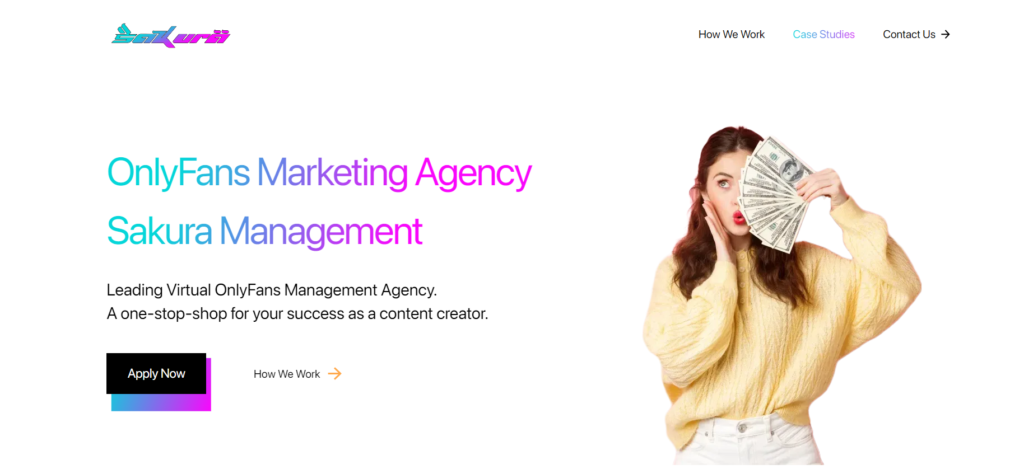 Sakura Management homepage